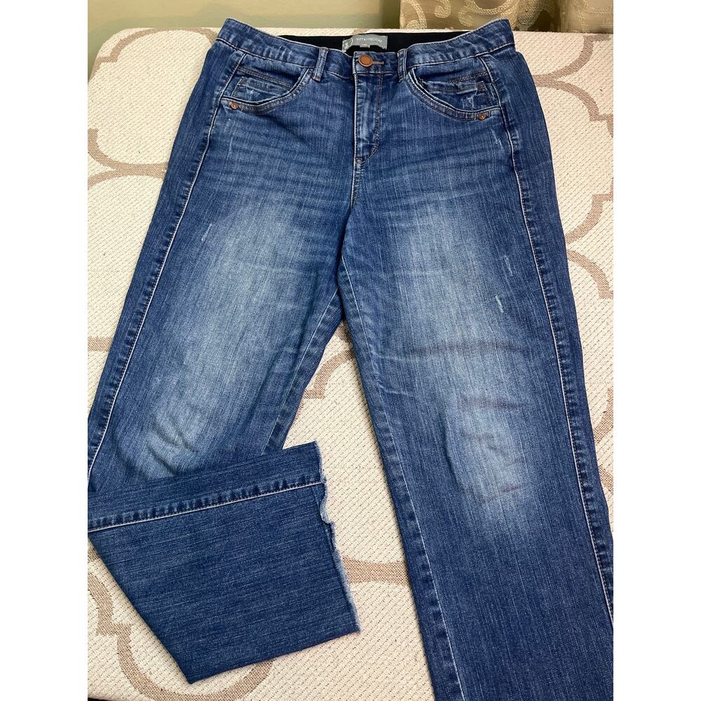 Wit & Wisdom Ab-Solution Crop Slim Straight Leg Jeans (Style L20858PFQ), size 10 - Picture 10 of 11